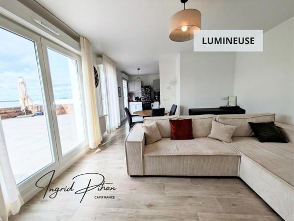 Apt T3 de 65m2 + TERRASSE de 58M2 - PARKING - DERNIER ETAGE - COEUR DE VILLE de BEZONS (95)