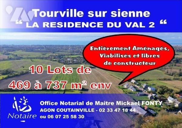 Lot n°6
Résidence du Val 2 à Tourville sur Sienne : terrain à bâtir dans une nouvelle résidenc...