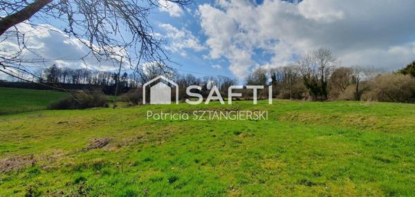 Terrain à bâtir avec vue sur la chaine des Puys.