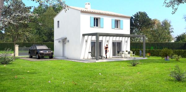 Carros (06510) CARROS LES PLANS RESIDENTIEL: JOLI TERRAIN A BATIR DE 720m², VUE DEGAGEE SUR LES COLLINES , EXPOSE SUD