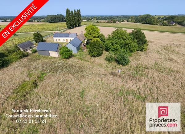 Rare : 5 hectares attenants avec maison et hangars ? proche La Flèche