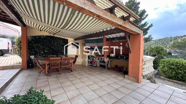 13470 - CARNOUX EN PROVENCE - Maison de 180 m2 de 6 pièces avec 2 appartements, terrasse, jardin, garage....