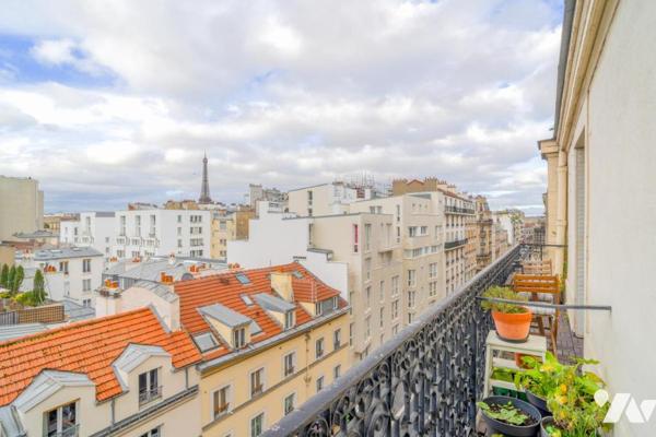 T3 balcon vue Tour Eiffel 