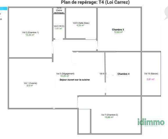 Monplaisir la Plaine T4 Lyon (69008)