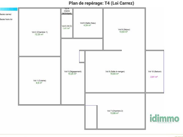 Monplaisir la Plaine T4 Lyon (69008)