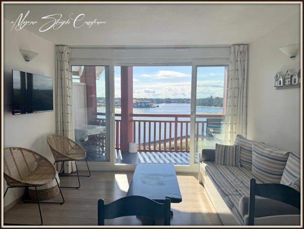 Appartement à vendre T2 BIS à VIEUX BOUCAU LES BAINS (40) avec vue exceptionnelle sur le lac.