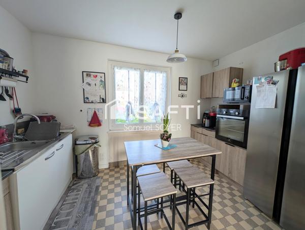 POUR INVESTISSEUR, MAISON 3CH, GARAGE ET JARDIN