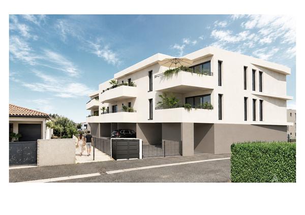 Le Rosendo - Appartements neufs T3 avec terrasse à Latour-Bas-Elne