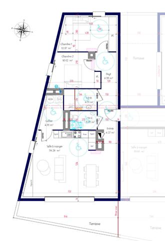 Le Rosendo - Appartements neufs T3 avec terrasse à Latour-Bas-Elne