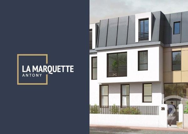 Appartement F2 à vendre  2 pièces - 51,40 m2 ANTONY - 92