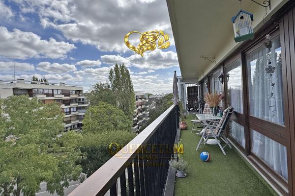 'CHENE D'OR' : DERNIER ETAGE - 107.62 m² - balcon filant 16 m² - 4 chambres - cave - box