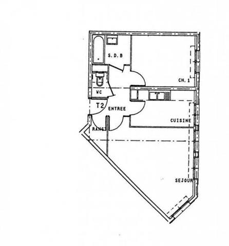 Appartement 2 pièces - 44000 Nantes -  Dalby