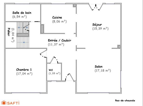 Le calme d’une impasse pour une grande maison familiale