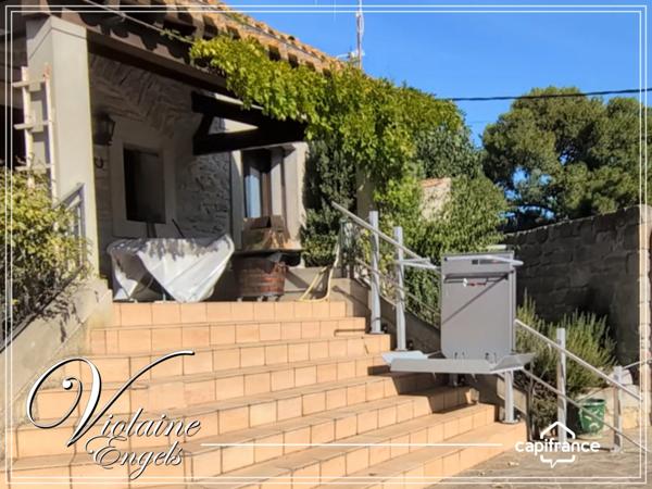 Grande maison familiale avec dépendances, piscine et vaste atelier à Pépieux (Aude – Minervois)