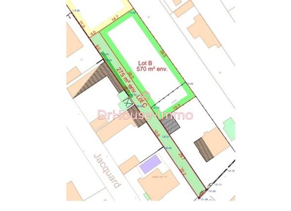 Terrain à vendre de 845 m²