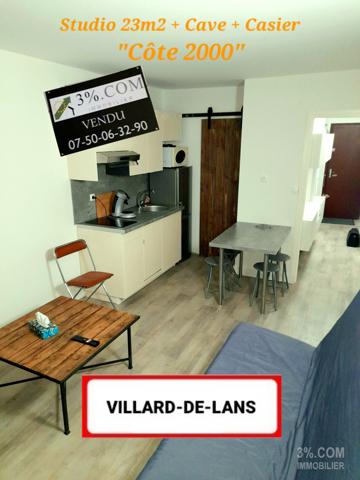 Studio 23m2 + Cave + Casier ski VILLARD(38) Villard-de-Lans (38250)