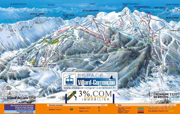 Studio 23m2 + Cave + Casier ski VILLARD(38) Villard-de-Lans (38250)