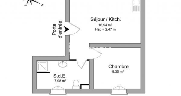 Location Appartement 2 pièces 33.32 m² - Pierrelaye 95480