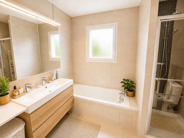 Maison contemporaine de 120 m² - 4 chambres - Terrain de 517 m²