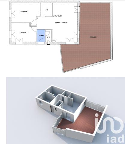 Appartement à vendre 3 pièces 50 m² Nice