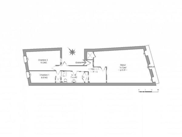 Local commercial 3 pièces à louer