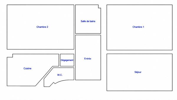 Mairie du 12eme  3 pièces 53 m2