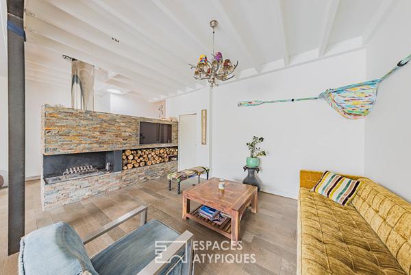 Maison familiale en centre-ville avec accès à la plage