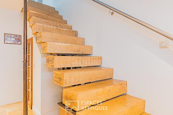 Maison familiale en centre-ville avec accès à la plage