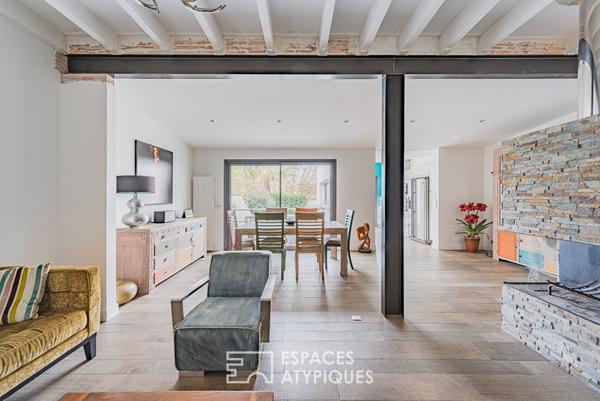 Maison familiale en centre-ville avec accès à la plage