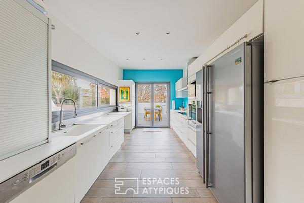 Maison familiale en centre-ville avec accès à la plage