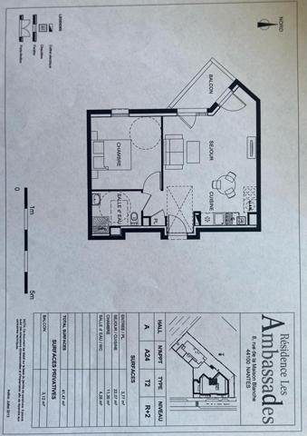 Charmant T2 avec balcon exposé Sud-Ouest + parking en sous-sol