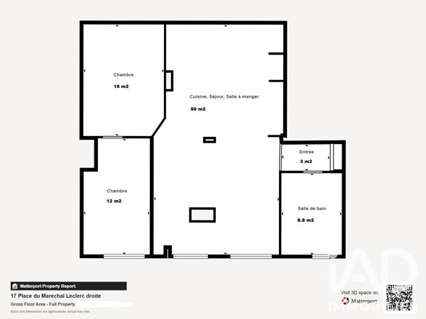 Appartement à vendre 3 pièces 89 m² Lille