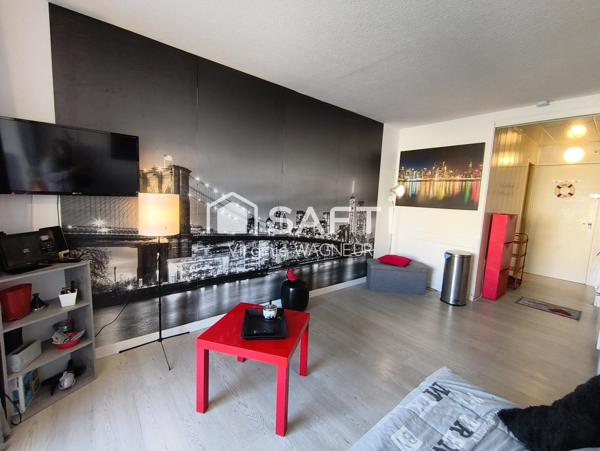 Studio très bon état - Parking privé - Proche mer