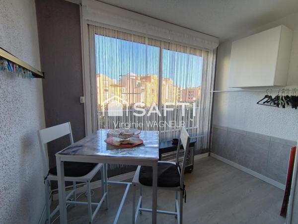 Studio très bon état - Parking privé - Proche mer