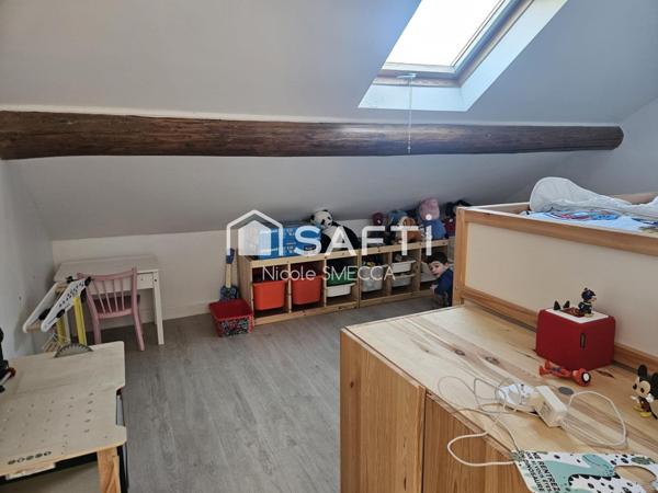 Maison mitoyennesans travaux,4 chambrtes,terrasses