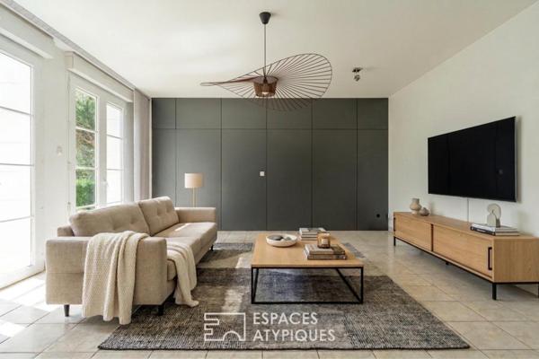 Appartement esprit maison avec jardin dans bâtisse historique