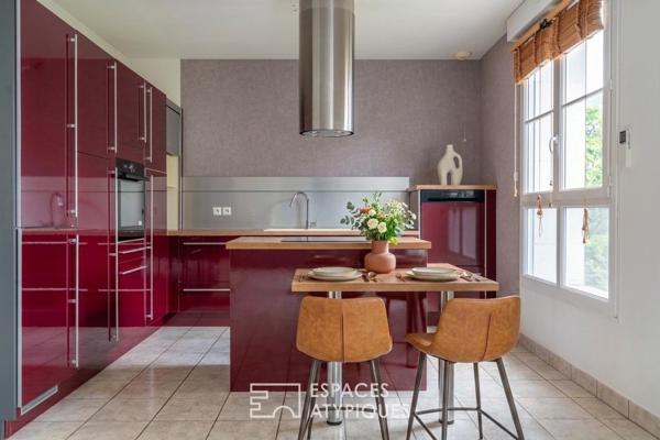 Appartement esprit maison avec jardin dans bâtisse historique