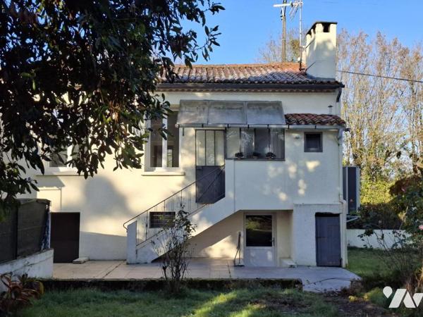 SAINTES rive droite - quartier GARE - 57 m² hab avec 2 chambres sur une parcelle de 845m²