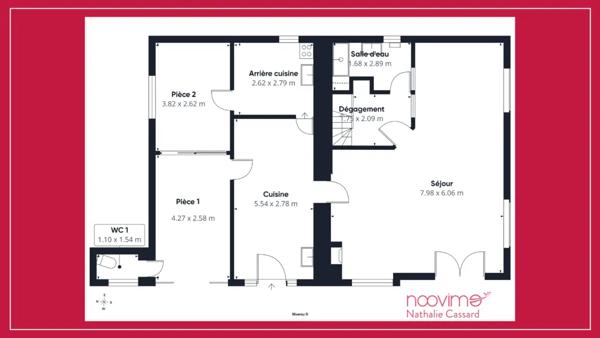 NORT-SUR-ERDRE Maison Quartier gare 137 m2 4 chambres
