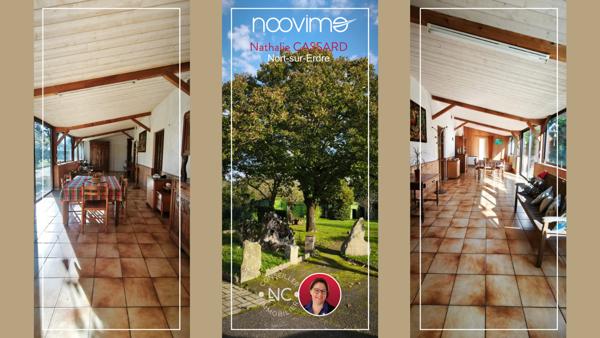 Longère en Pierres de 140 m² en plain-pied avec véranda sur 2750 m²