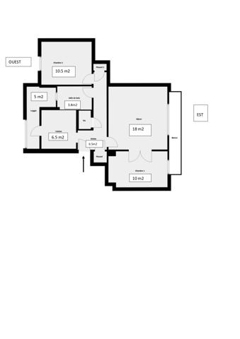 Appartement à vendre 3 pièces 58 m² Gagny