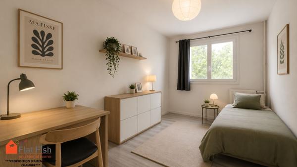 Appartement T4 – 84 m² avec balcon, vue dégagée