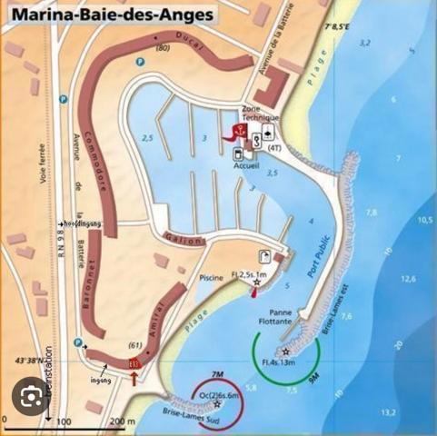 Baie des Anges - APPARTEMENT (55 m²) + TERRASSE + VUE