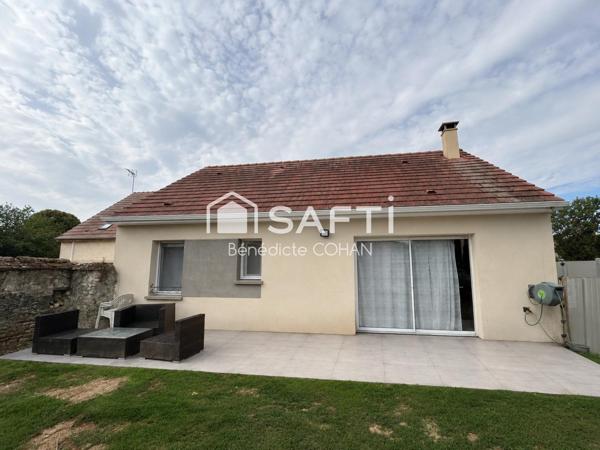 Pavillon de 2019, plain-pied, deux chambres, terrain clos