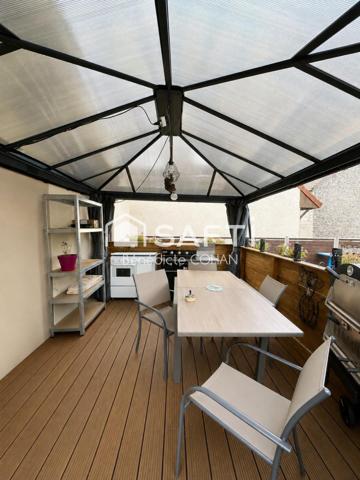Pavillon de 2019, plain-pied, deux chambres, terrain clos