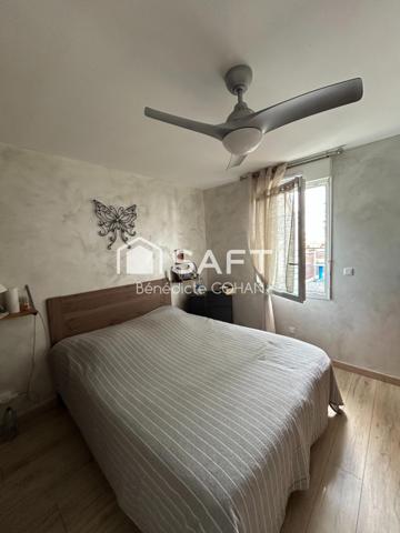 Pavillon de 2019, plain-pied, deux chambres, terrain clos