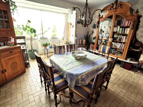 Belle maison de ville 160m² 5 chambres jardin sous-sol complet centre Saint-Saulve