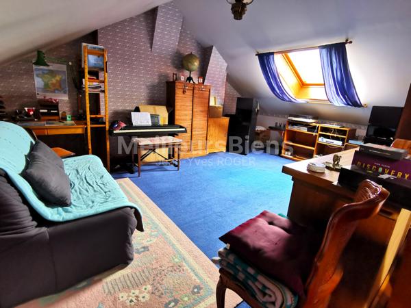 Belle maison de ville 160m² 5 chambres jardin sous-sol complet centre Saint-Saulve