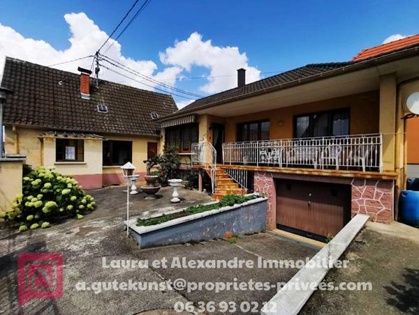Vente maison 4 pièces d'environ 111 m2 + jardin + garage + sous-sol