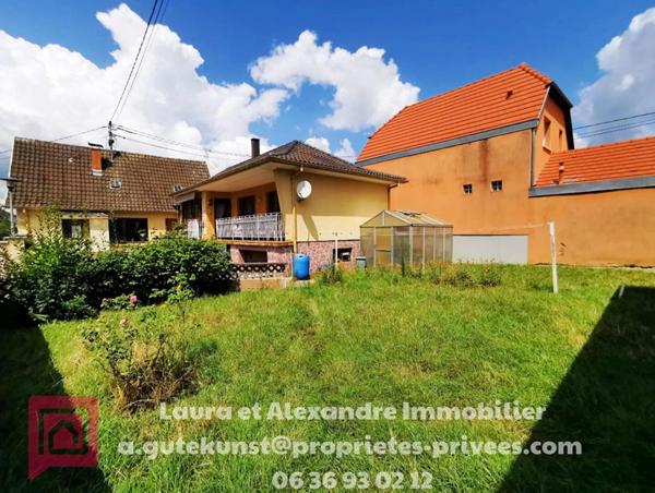 Vente maison 4 pièces d'environ 111 m2 + jardin + garage + sous-sol